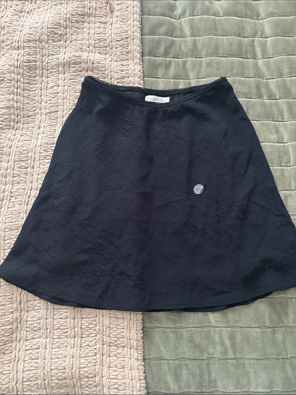 Aeropostale Black Circle Skater Skirt